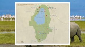 map of lake nakuru national park